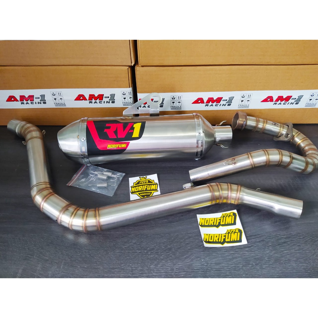 Kenalpot Knalpot Racing Norifumi Rv1 Crf 250 Rally Klx 250 230