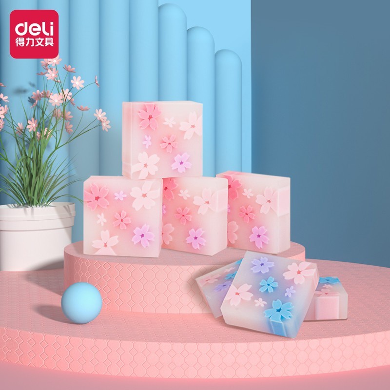 

Deli | Penghapus Berwarna (Blooming Eraser) Sakura | 71135