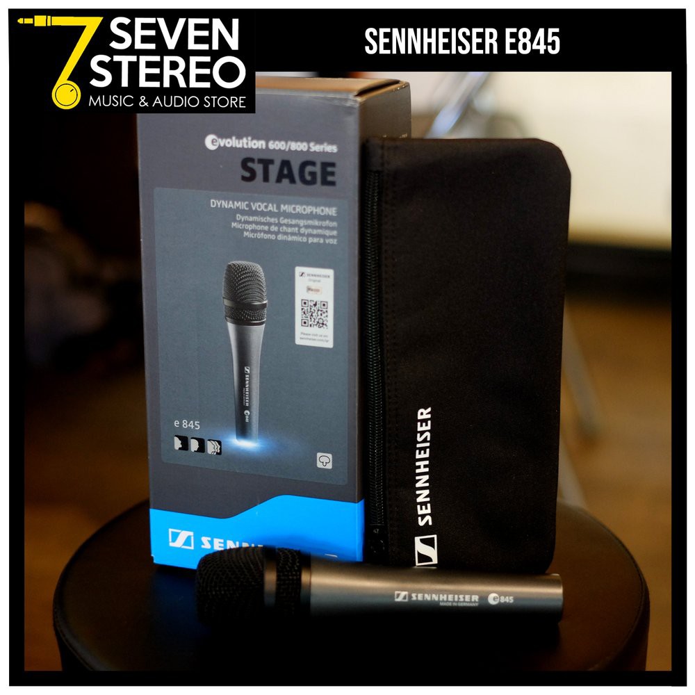 Sennheiser E845 E 845 Vocal Microphone - Dynamic Super Cardioid