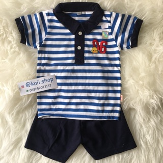 Setelan Baju Bayi  Laki  Laki  Cowok Uaka Lengan Pendek  