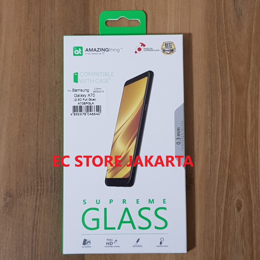 AMAZING THING FULL TEMPERED GLASS SCREEN PROTECTOR SAMSUNG GALAXY A70