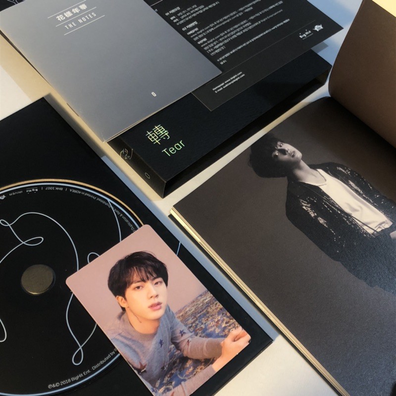 preloved album) tear y o u r photocard / pc jin fullset