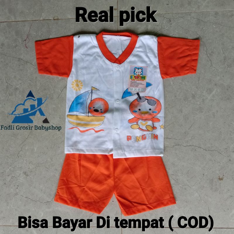 Stelan Bayi Piyama Pendek