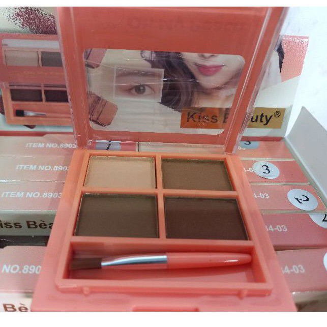 ECER EYEBROW POWDER  | PENCIL MY PEACH / CUTE PEACH  KISS BEAUTY NO 89034-03 | 2644-03