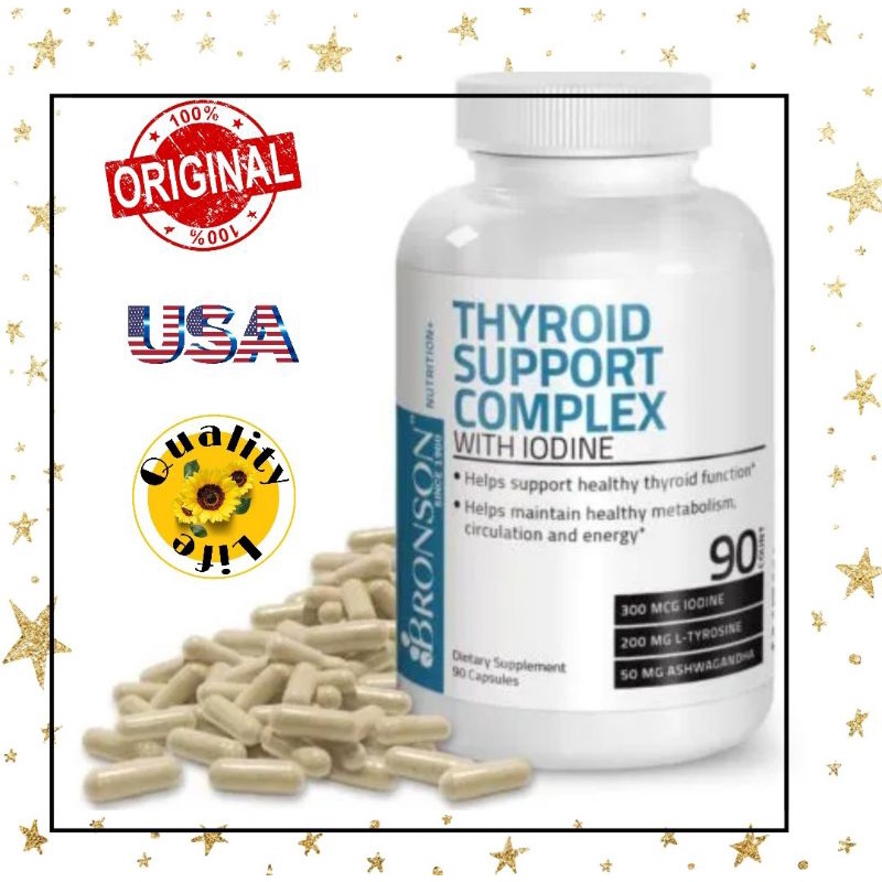 Bronson Thyroid SP Complex (untuk tiroid) isi 90 capsules