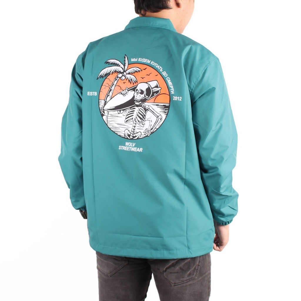 JAKET COACH - JAKET WINDBREKER - TENGKORAK