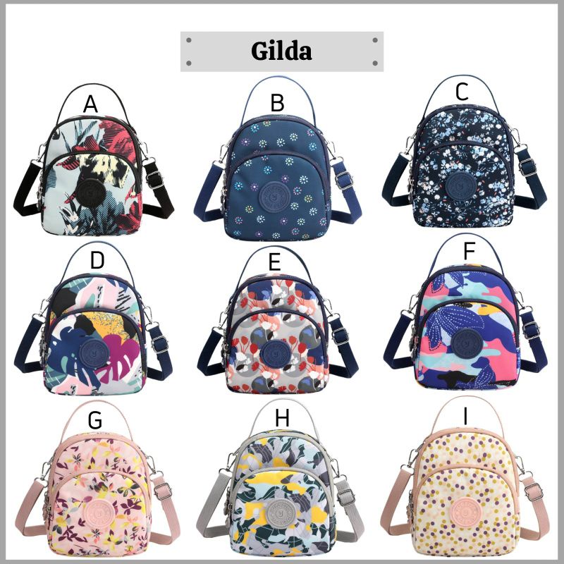 TAS WANITA YUESITE GILDA TENTENG SELEMPANG DAN RANSEL SMALL KECIL IMPORT  BACKPACK CYUTEBAGS