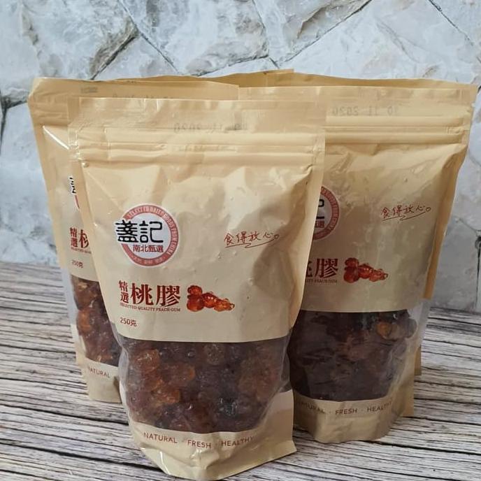 

PEACH GUM PREMIUM GRADE SELEDTED A 250GRAM