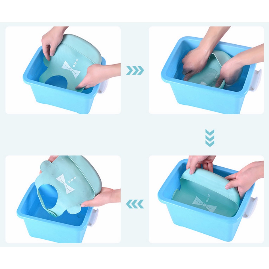 CELEMEK MAKAN BAYI/ SLABER MAKAN BAYI IMPORT/ BAHAN SILIKON