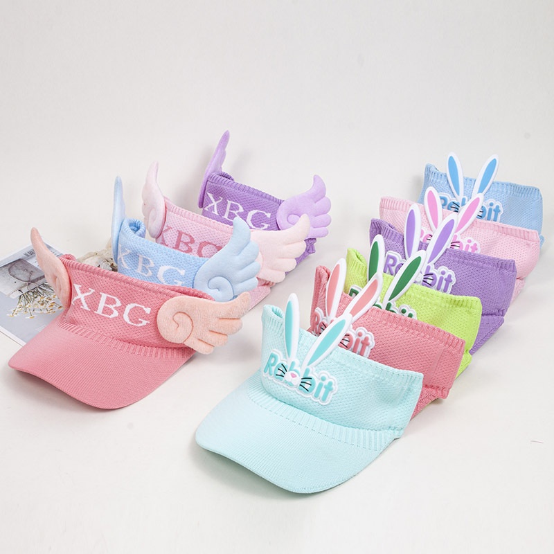 WE Topi Anak Rabbit Topi Golf Anak Rabbit Topi Anak Visor Topi Pantai Sunshade