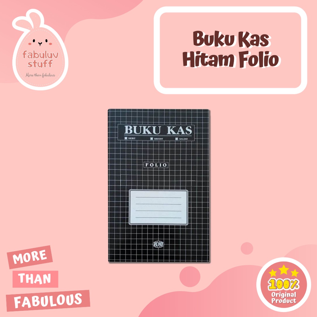 

ATK ~ Buku Kas Ukuran Folio Besar / Buku Keuangan