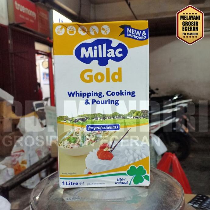 

(BISA COD) MILLAC GOLD 1 L / WHIPPING COOKING POURING