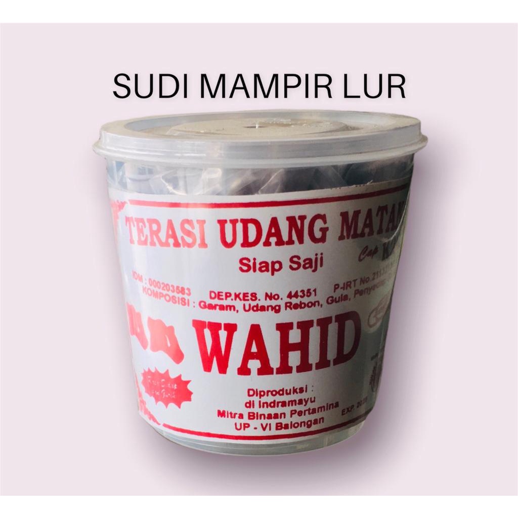 

Terasi Udang Matang Siap Santap Khas Indramayu K2S WAHID enak / Trasi Medan / terasii bangka / traos urang cirebon merah / oleh oleh pesisir lombok abc asli