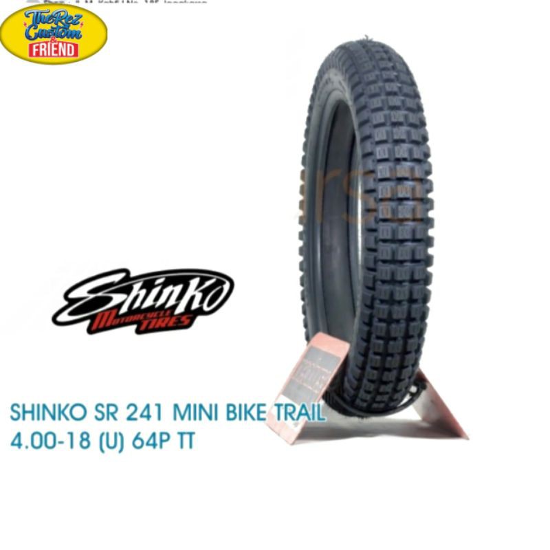 ban shinko SR241 4.00-18 Trial/vintage