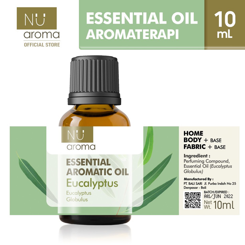 Nu Aroma Essential Aromatic Oil Eucalyptus / Kayu Putih