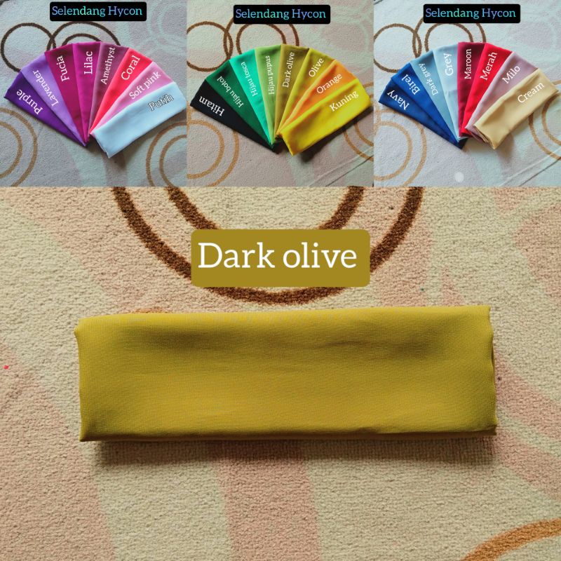 Selendang Hycon-Dark olive