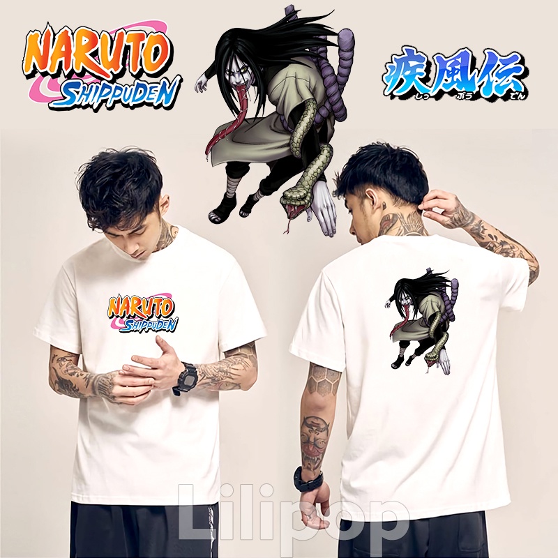 Lilipop Kaos Pria Naruto Boruto Sasuke Baju Distro Basic Tshirt Kasual