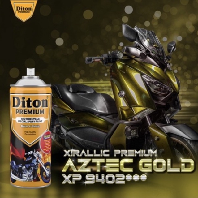 Cat Semprot Diton Premium 400cc Xirallic Series - XP 9402 Aztec Gold
