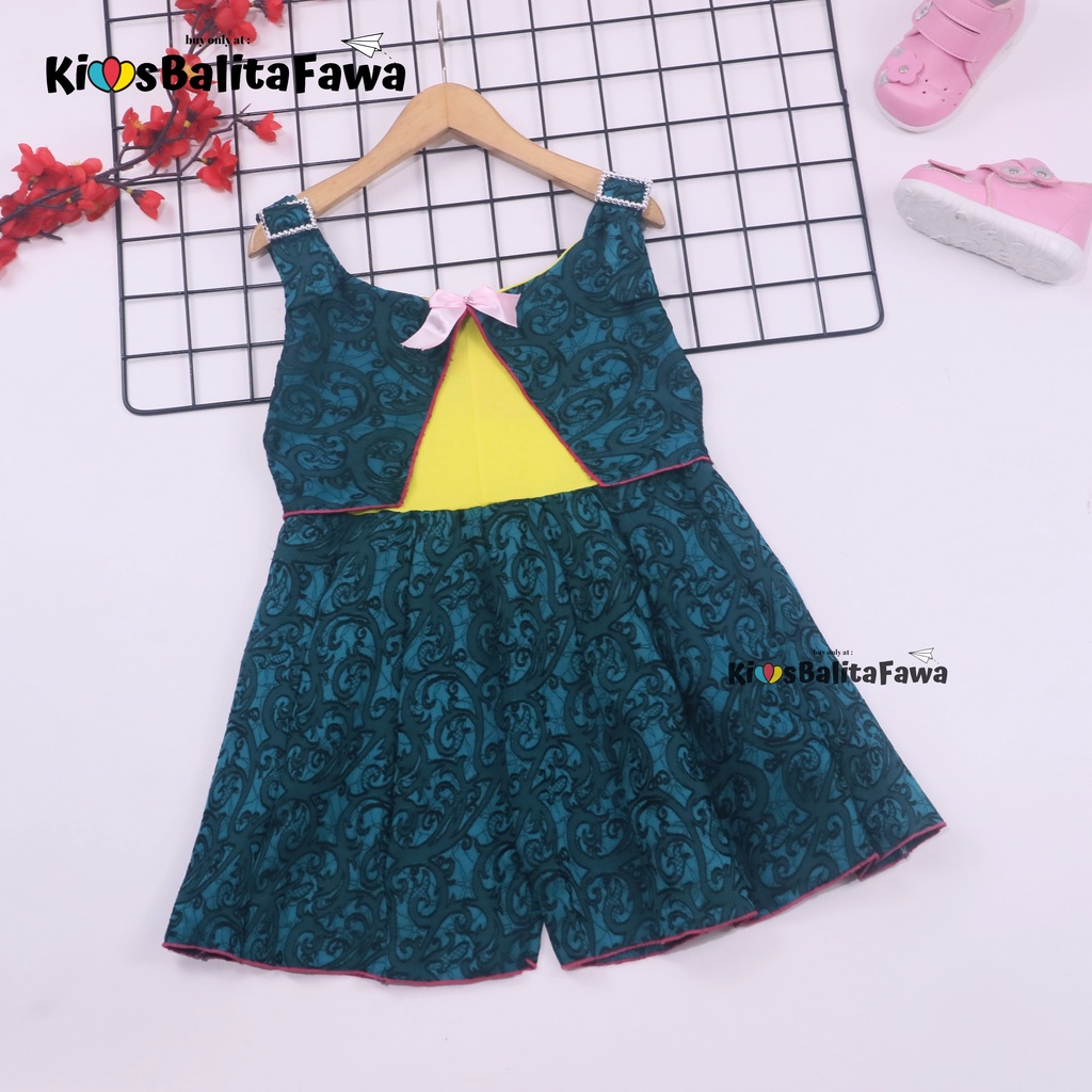 Overall Jessy uk 3-4 Tahun / Dres Anak Perempuan Murah Bahan Katun Adem Gaun Import Baju Kensi Cewek