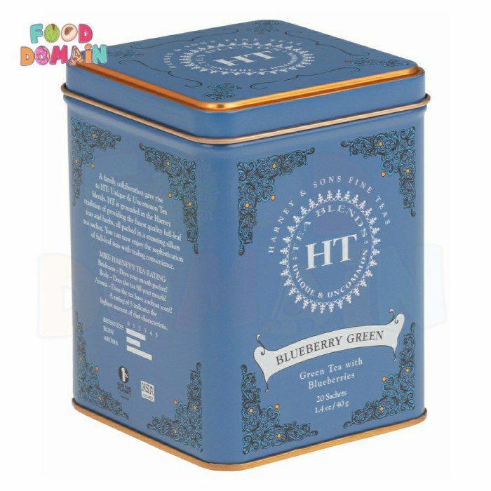 

Harney & Sons Tea Blueberry Green Tea HT Tin 20 Sachets 40g