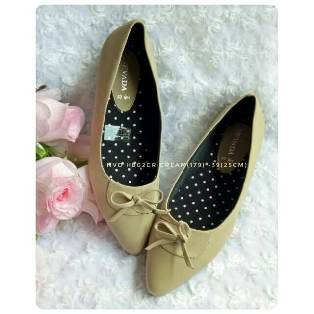 SEPATU NEVADA FLATSHOES SIMPLE NEW ORI BRANDED MURAH SALE MATAHARI