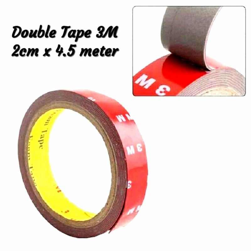 

double tape 3m 2cm x 4,5meter