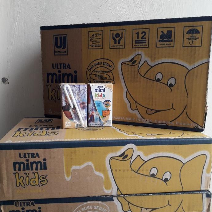 

(BISA COD) susu Ultra Mimi kids Frozen rasa vanilla ukuran 125 ml isi 40 pcs TERPERCAYA Kode 1478