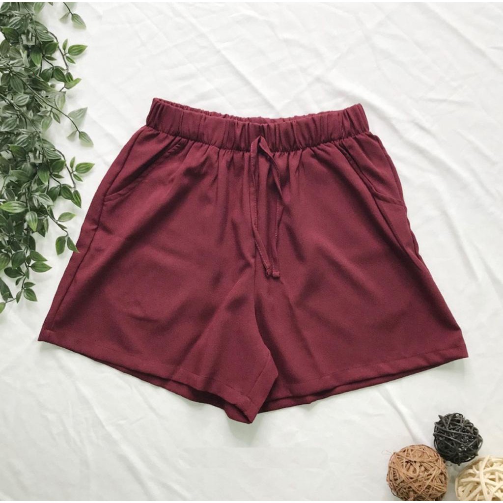 BDG_STYLE  TIARA SHORT PANTS/Celana Pendek Wanita/Celana santai/bisa COD