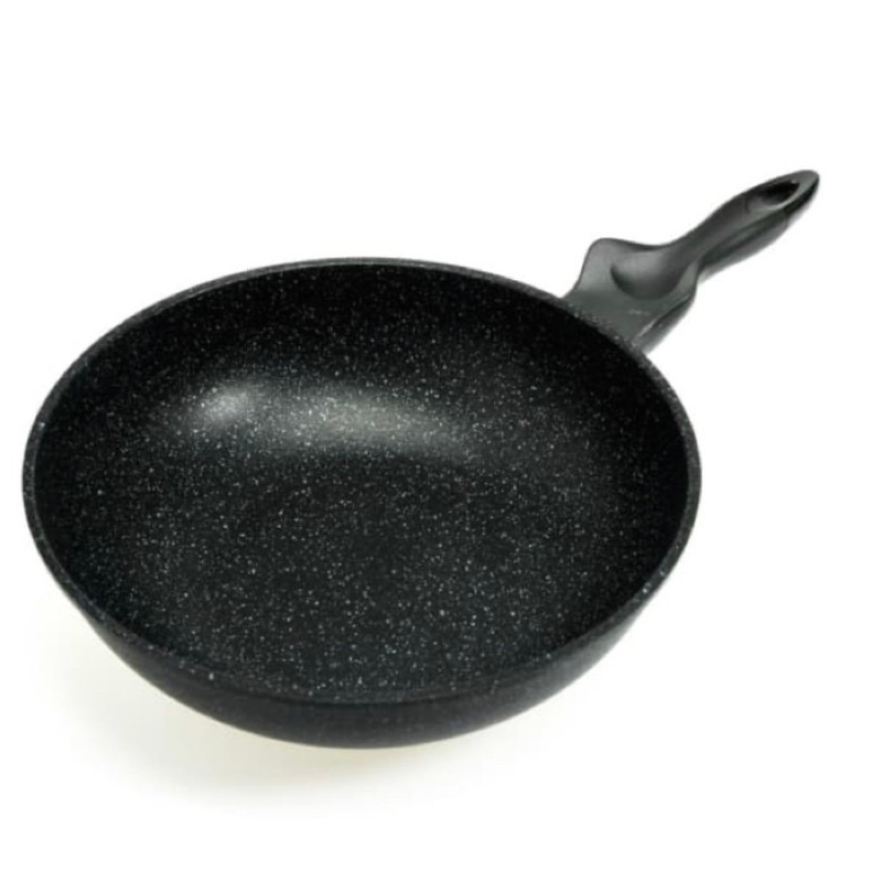 Wajan Penggorengan Marble Anti Lengket, Wok Pan Merk Krischef Original