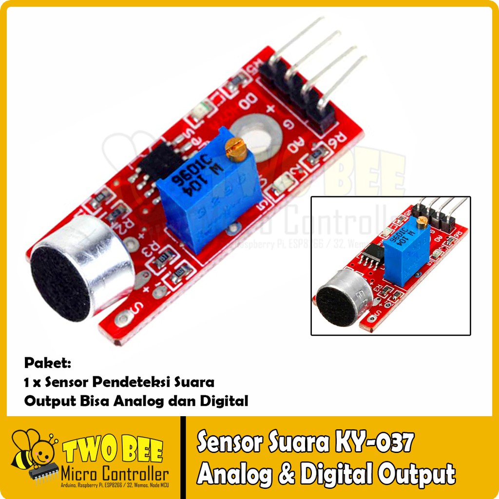 Sensor Suara KY-037 High Sensitivity Sound Microphone Sensor Detection