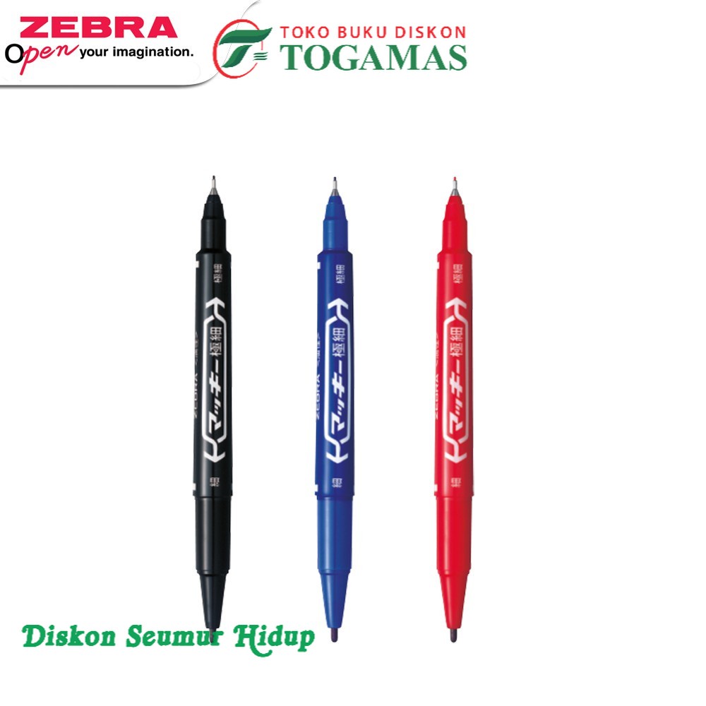 

ZEBRA MCKEE EXTRA FINE PERMANENT MARKER