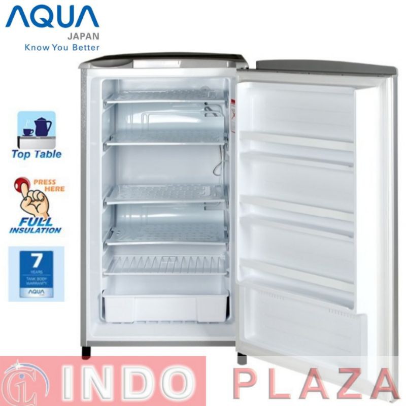 KULKAS FREEZER BERDIRI 4 RAK AQUA JAPAN AQF-S4
