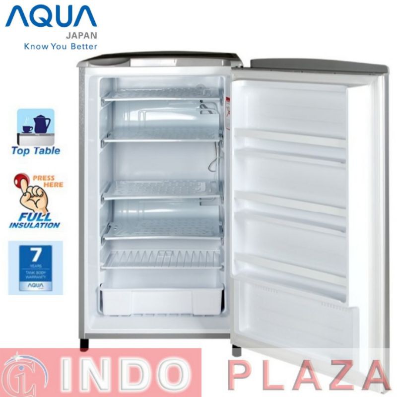 KULKAS FREEZER BERDIRI 4 RAK AQUA JAPAN AQF-S4