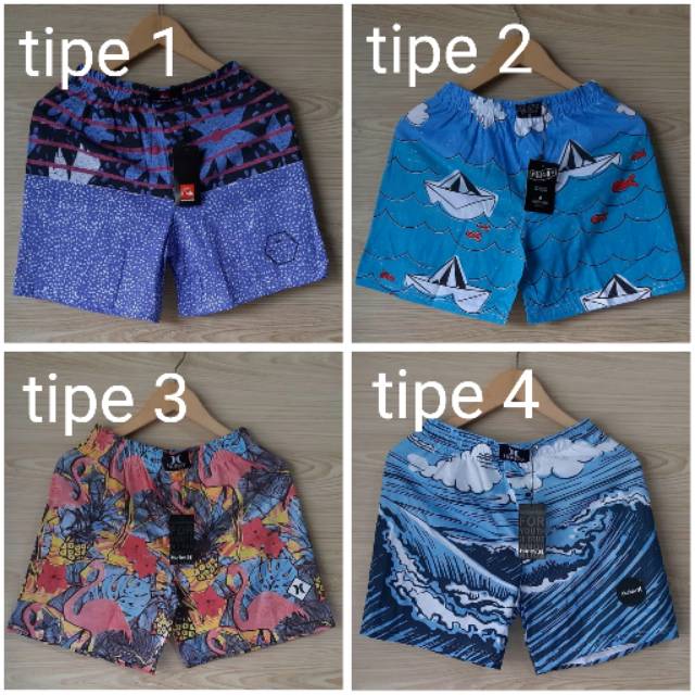 BOXER VOLCOM SUPER PREMIUM SOFT COTTON COMBED CELANA PANTAI PENDEK RENANG SANTAI PRIA HALUS MURaH