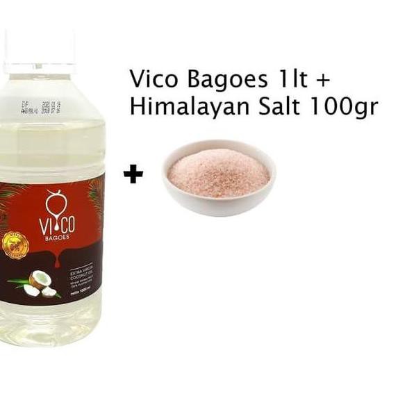 

Premium Vico Bagoes 1Lt Virgin Coconut Oli+ Garam Himalaya 100Gr Tokoputri518