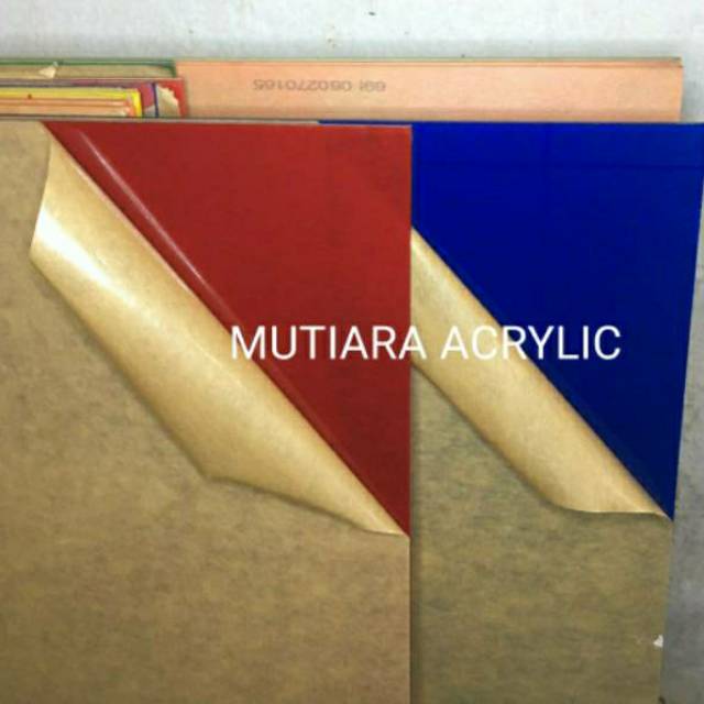 

Acrylic akrilik lembaran 2mm warna transparan ukuran A3 (42x30cm) SF6