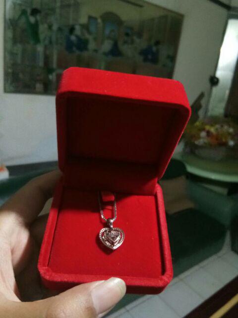 Kotak Perhiasan / Box Perhiasan / Tempat Perhiasan Kalung Liontin / Kt01