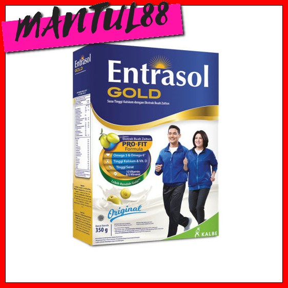 

SUSU ENTRASOL GOLD PRO-FIT ORIGINAL TAWAR PLAIN 350gr 350 gr gram MURAH