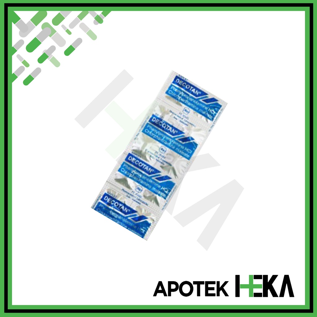 Decotan Kaplet Strip isi 10 Tablet - Obat Flu dan Pilek (SEMARANG)