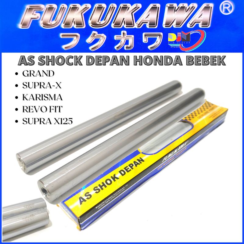 As Shock Depan Fukukawa Honda Grand, Supra, Karisma, Revo Fit, SupraX125 2pc