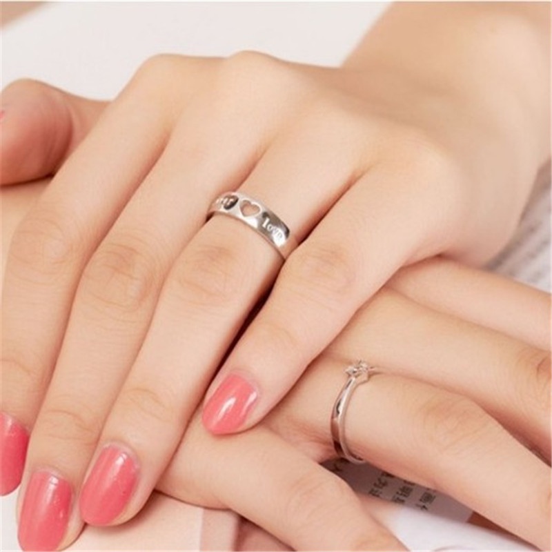 Hello Girl Jewelry Cincin Sterling Silver Model Terbuka Untuk Wanita