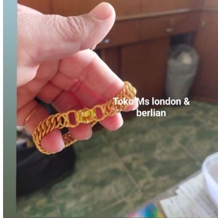 gelang mas london 24K Emas 999,9%.