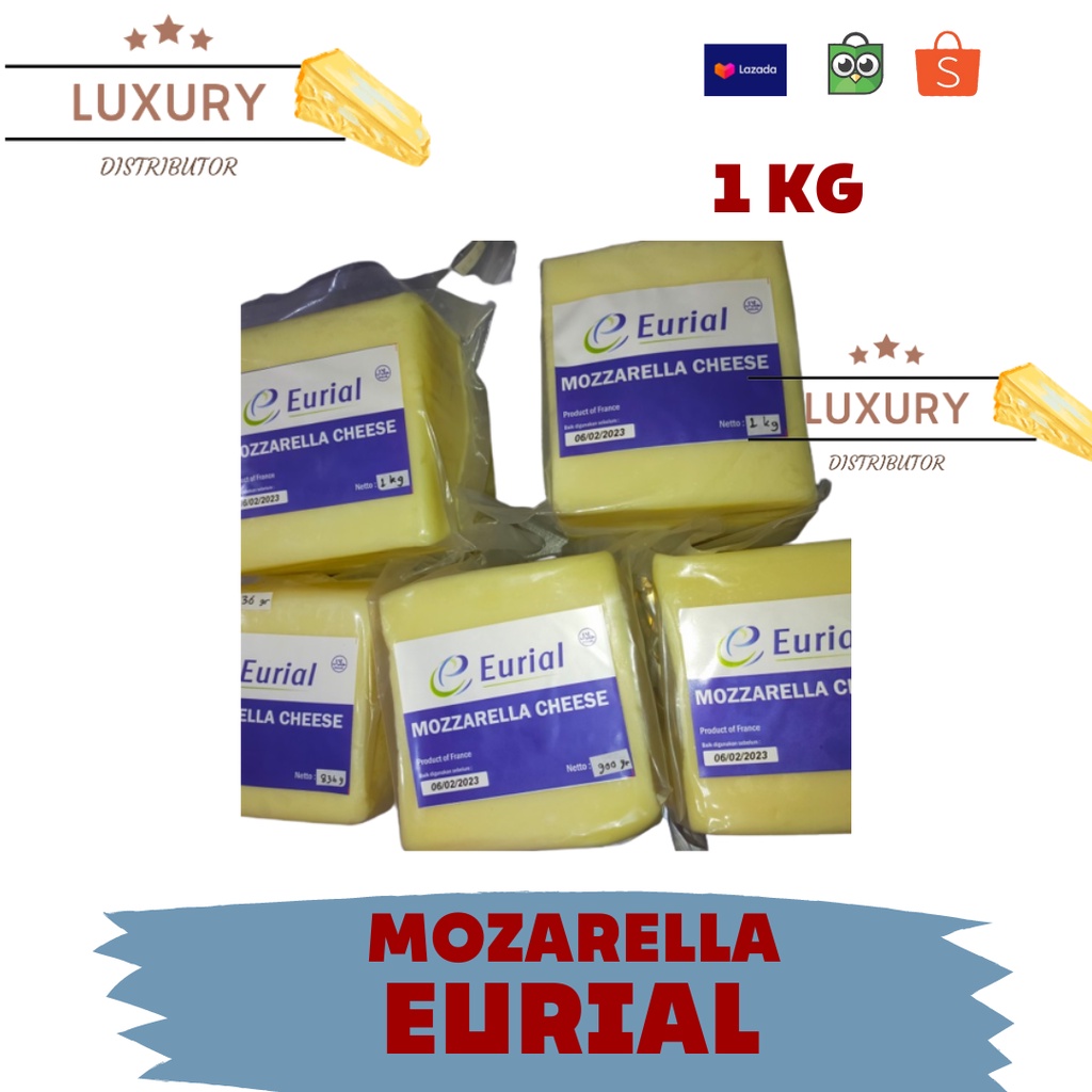 

KEJU EURIAL KEMASAN 1 KG/KEJU MOZARELLA EURIAL/KEJU EURIAL ORIGINAL/KEJU MOZARELLA MURAH/KEJU MOZARELLA GRATIS ONGKIR/KEJU EURIAL PRANCIS ORIGINAL