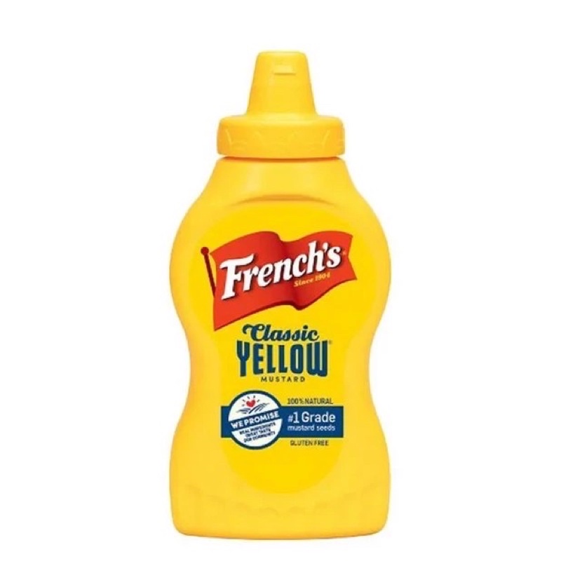 

Mustard- French Yellow Mustard 14oz 396gr exp 02.2026