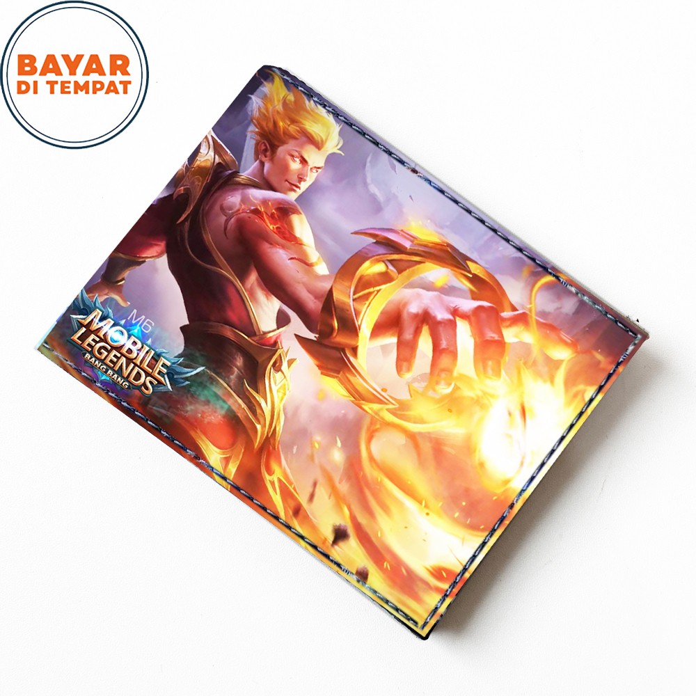 SHOPEE 6.6 SUPER SALE!! Dompet Anak Karakter Mobile Legend Dompet Pendek Kulit Sintetis ML6 Dompet Pria+BOX