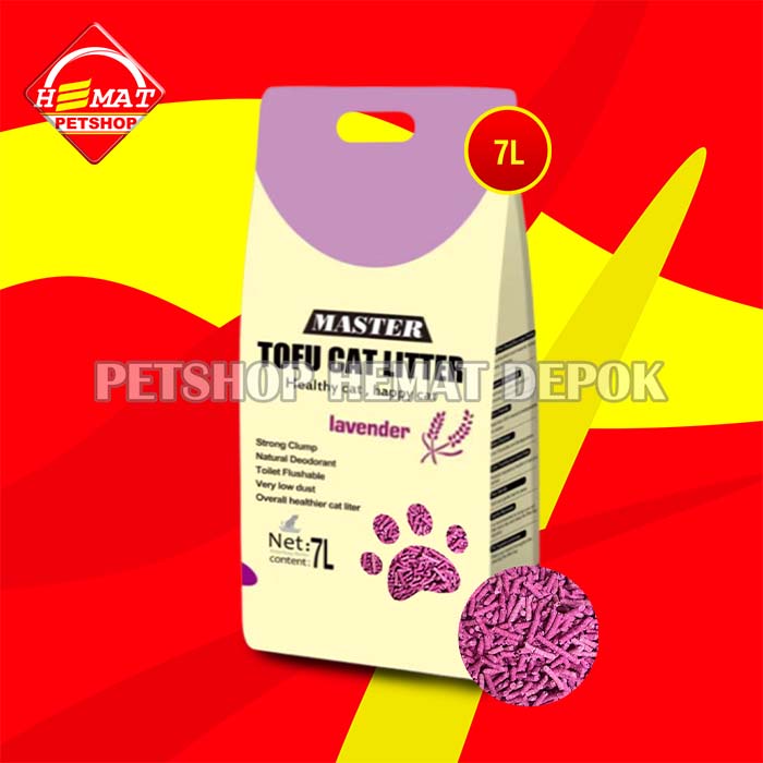 Master Tofu Soya Cat Litter Pasir Gumpal Kucing 7 Litter