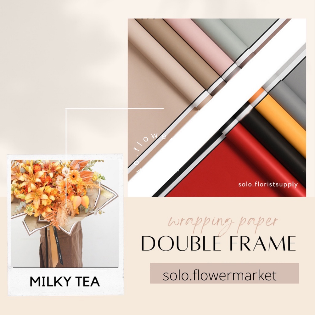 

ECER DOUBLE FRAME CELLOPHANE FLOWER WRAPPING WATERPROOF KERTAS BUKET BUNGA (ECER)/ FLOWER WRAP PEMBUNGKUS HANDBOUQUET FLOWER BOUQUET FLORIST SUPPLY FLORIST KERTAS CRAFT KERAJINAN TANGAN BUNGKUS KADO BUKET BUNGA KERING ARTIFICIAL DIY WRAP TERMURAH