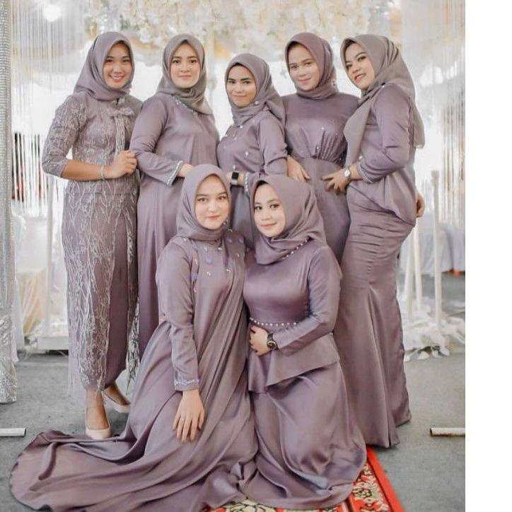 라마 Paket Seragaman Bridesmaids/ Baju Nikah / Baju Wisuda / Seragaman keluarga