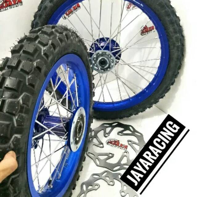 Velg Ring 14 17 Klx 150 Dtracker 150 Klx 150 BF sepaket lngkap Ban X cross plus stel velg