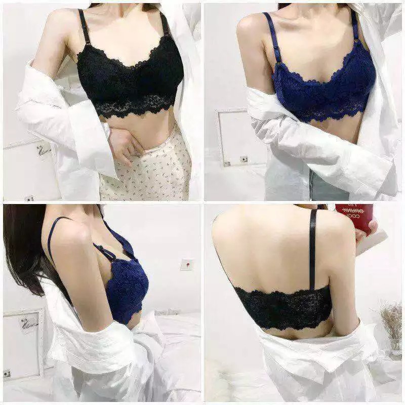 Sport Bra Wanita Motif Bunga Bra TN9 Bra Senam Sport Bra Fashion Wanita Sport Bra Model Jaring Sport